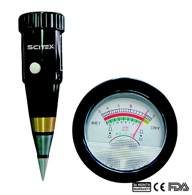 pH-mètre et humidimètre de sol SPM-60