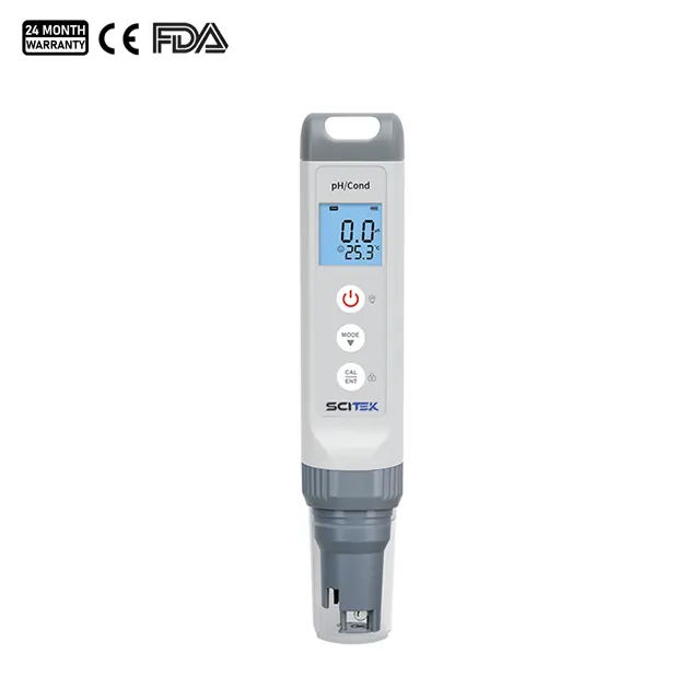 Mesureur pH / conductivité de poche