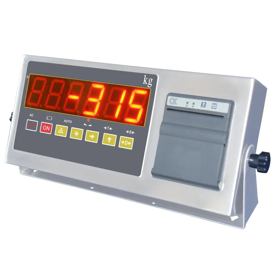 Indicateur de pesage poids-tare, boîtier inox (IND 500)