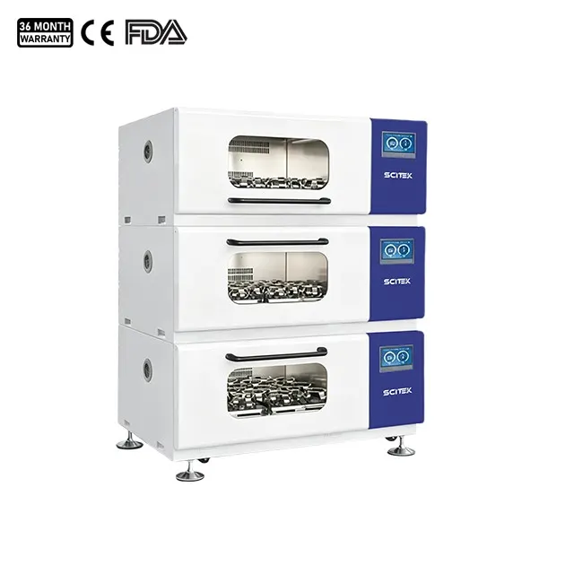 Stackable Thermostatic Shaking Incubator ICB-180S / ICB-180SI