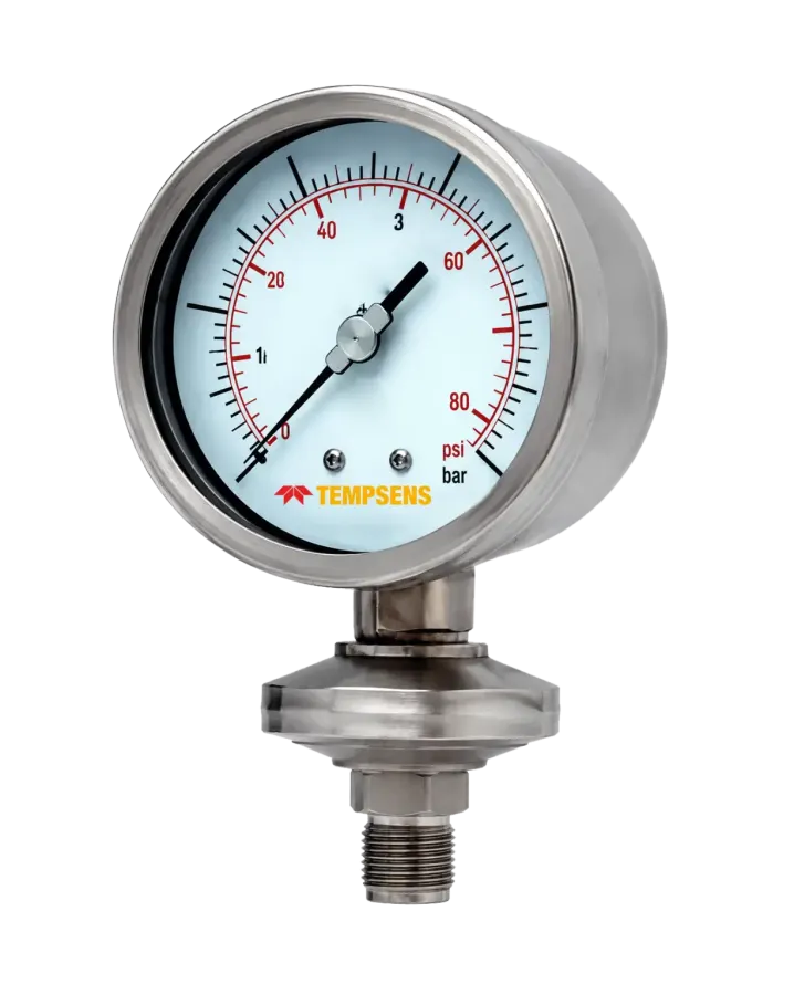 Séparateur à membrane entièrement soudé TMC18-2 avec manomètre