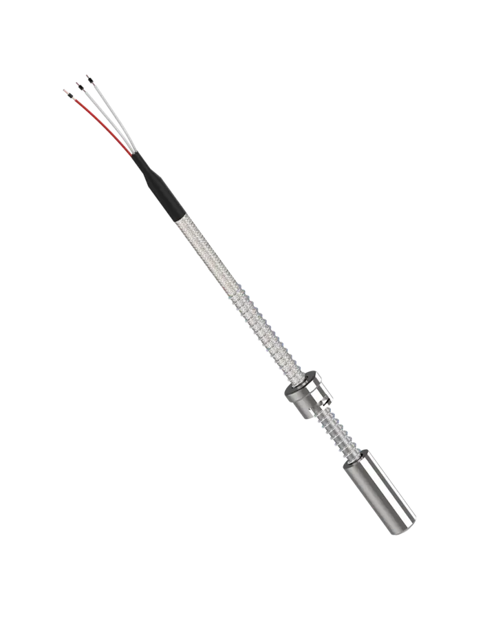 Sonde Pt100 R-203 avec câble et écrou baïonnette