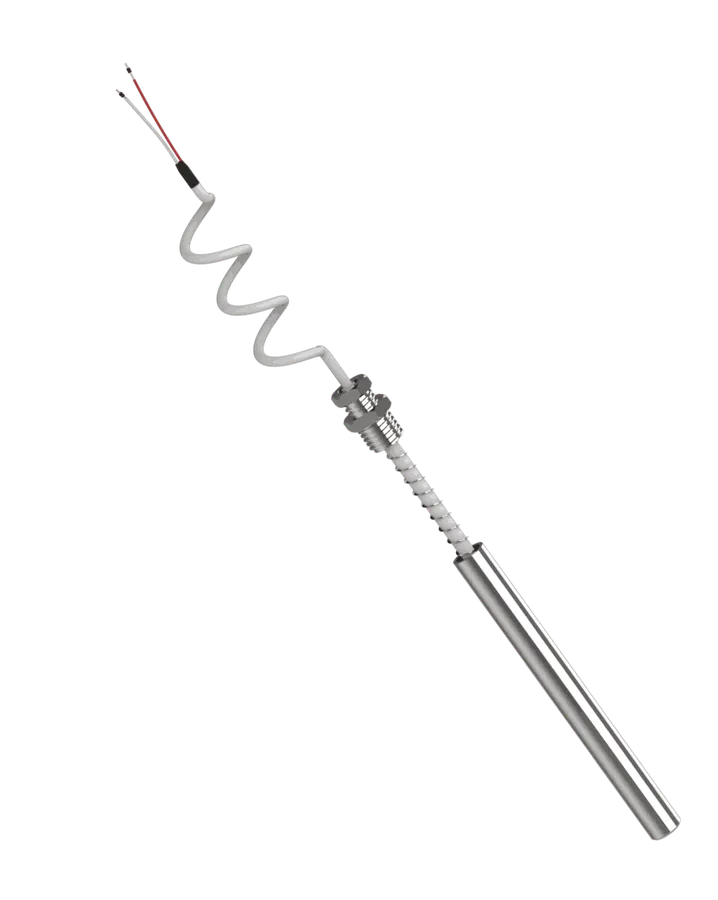 Sonde Pt100 R-204 avec câble et raccord à ressort
