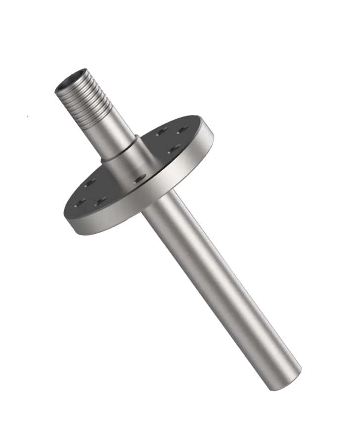 Tube de protection en acier inoxydable avec bride
