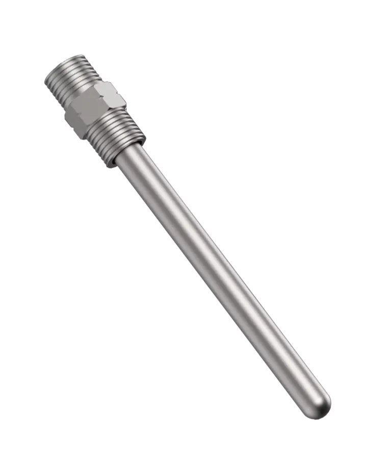 Tube de protection en acier inoxydable avec bague de montage
