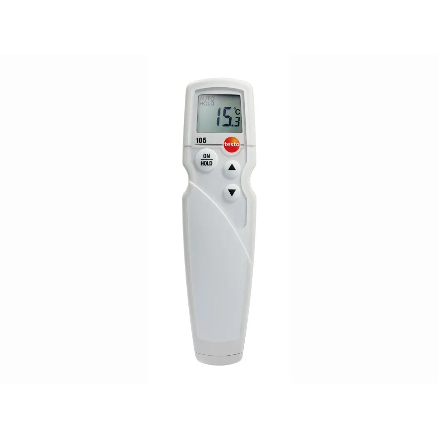 testo 105 avec pointe de sonde pour aliments congelés - Thermomètre à une main avec pointe de mesure pour produits congelés