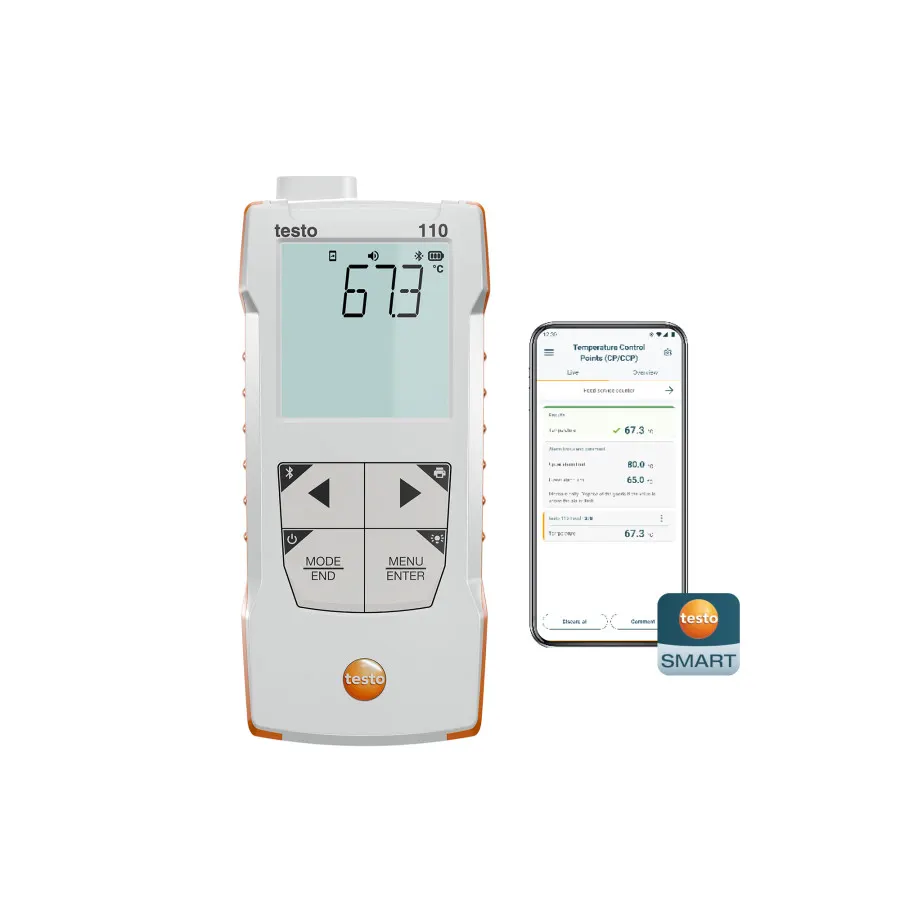 testo 110 Food - Thermomètre universel avec connexion à l’App
