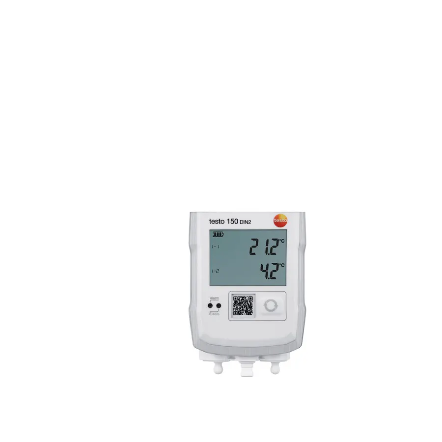 testo 150 DIN2 - Module d’enregistreur de données avec 2 raccords pour sondes de température avec miniDin