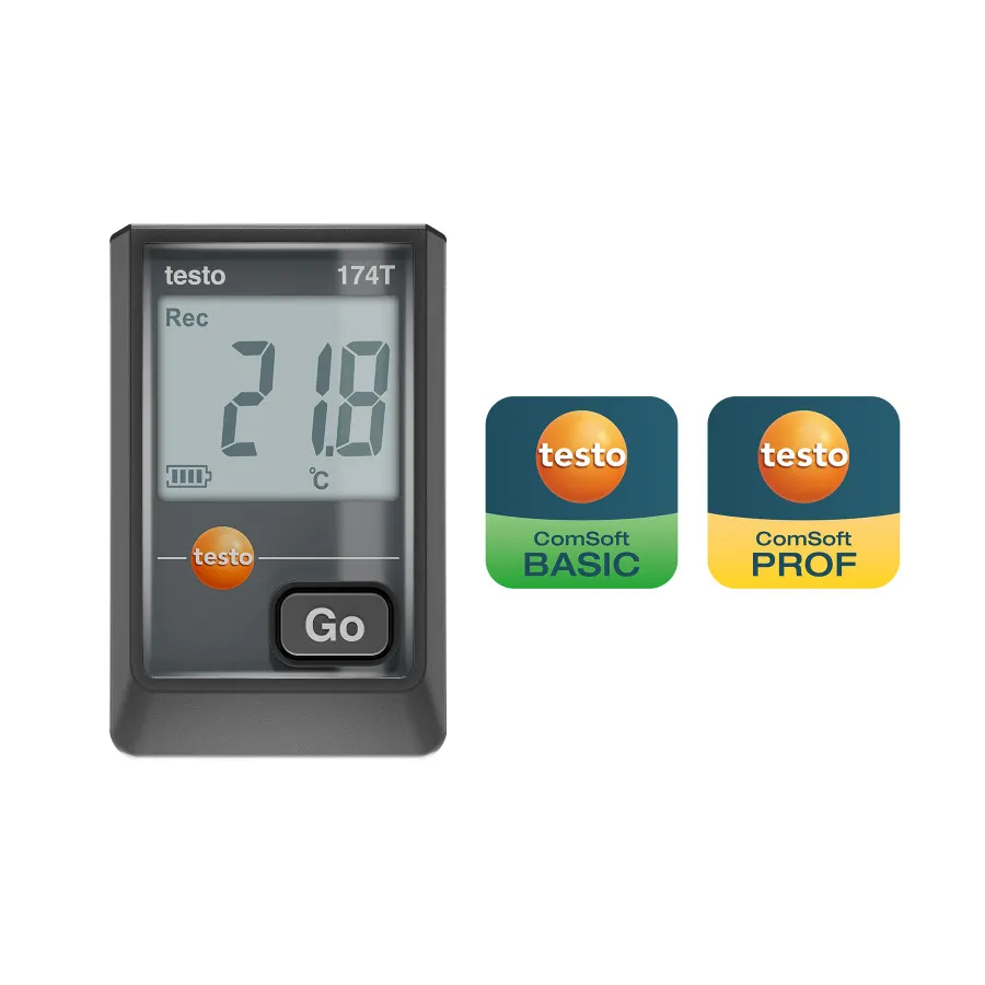 testo 174 T - Enregistreur de température avec port USB-C et logiciel PC