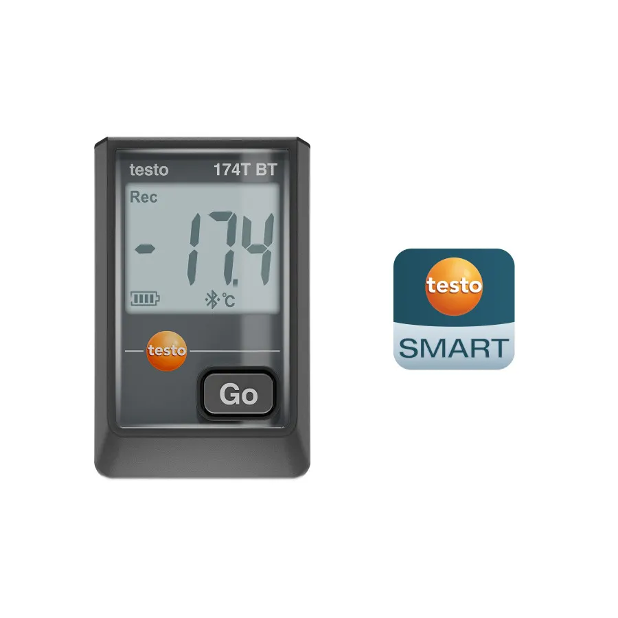 testo 174 T BT - Enregistreur de température avec Bluetooth® et connexion à l'application