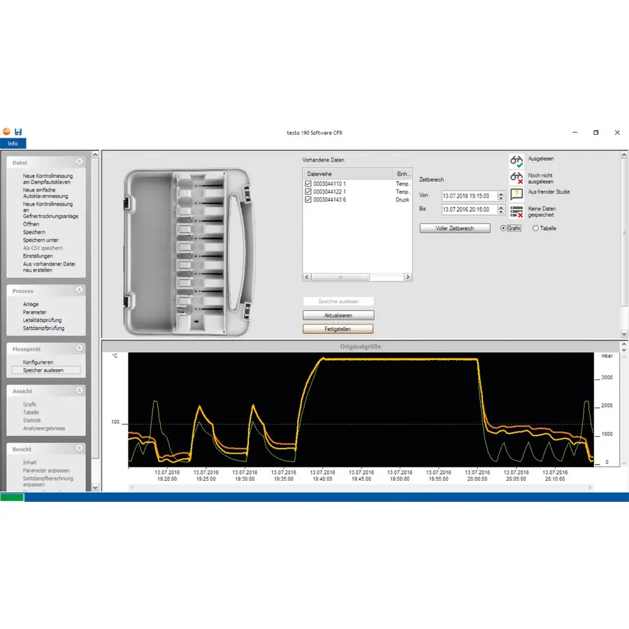 testo 190 CFR logiciel v1.4