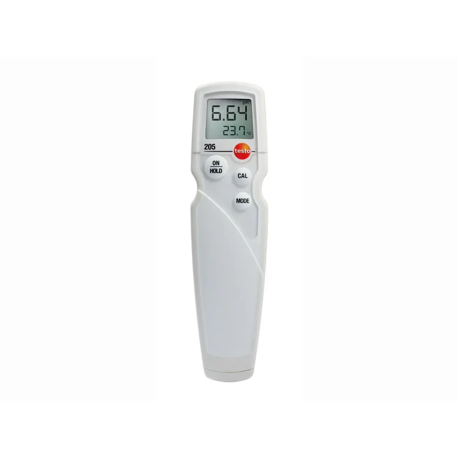 testo 205 - Appareil de mesure du pH et de la température dans les milieux semi-solides