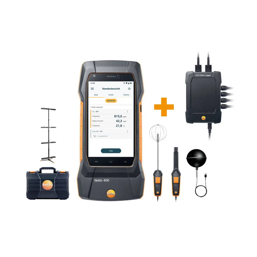 testo 400 Kit de confort thermique avec trépied