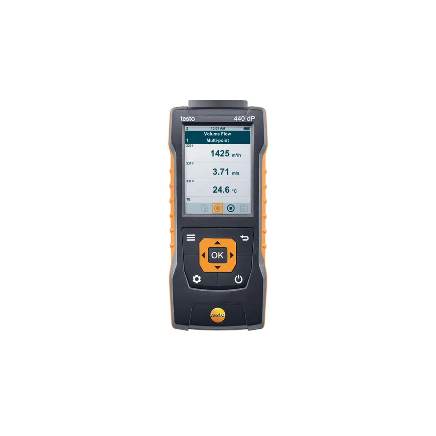 testo 440 dP - Anémomètre multifonctions avec capteur de pression différentielle