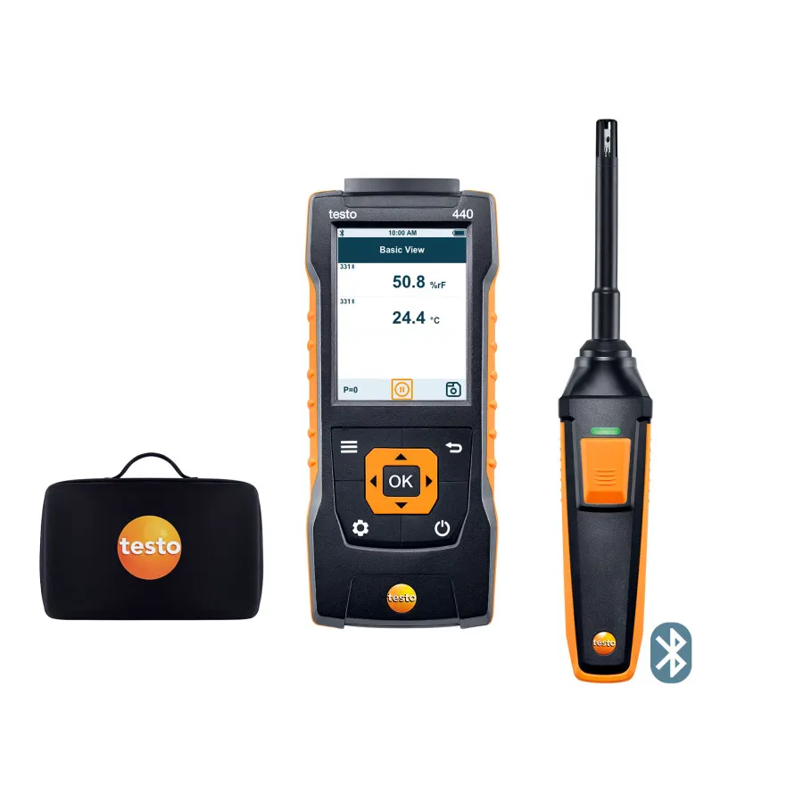 testo 440 Kit d’humidité avec Bluetooth®