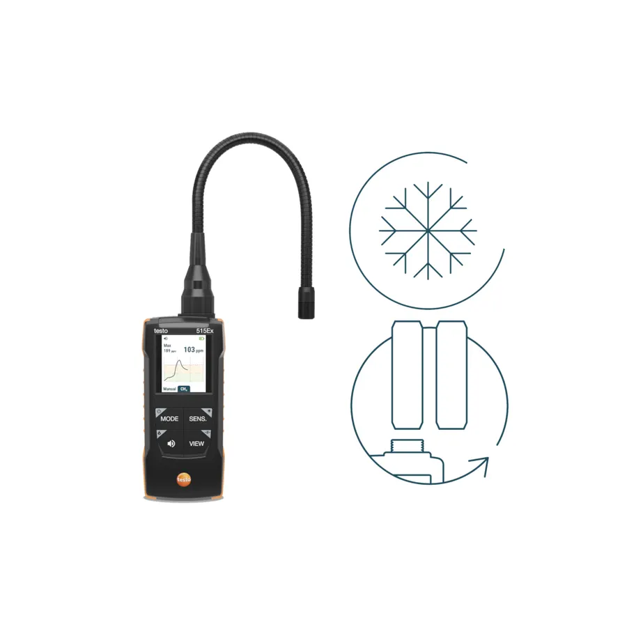 testo 515 Ex - Détecteur de fuites combiné – réfrigération