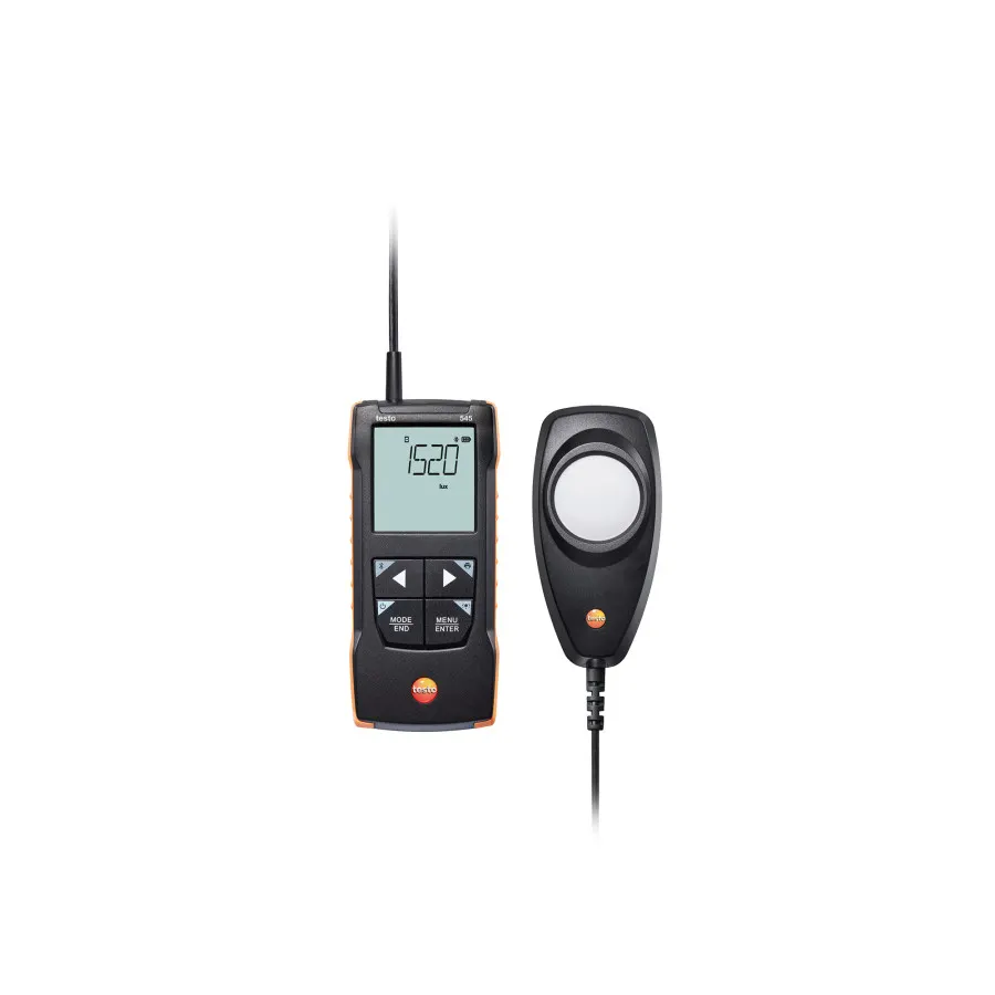 testo 545 - Luxmètre professionnel avec enregistrement des mesures via application mobile