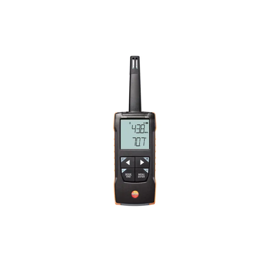 testo 625 - مقياس رقمي للحرارة والرطوبة مع الاتصال بالتطبيق
