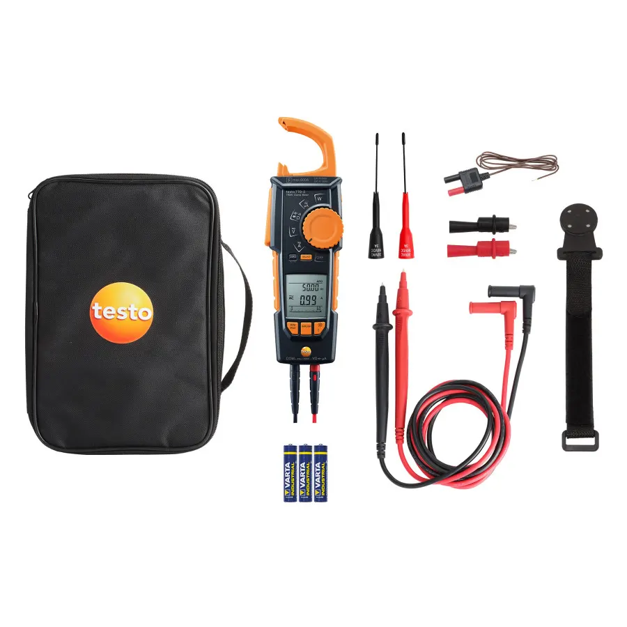 testo 770-3 kit Premium - Pince ampèremétrique avec Bluetooth