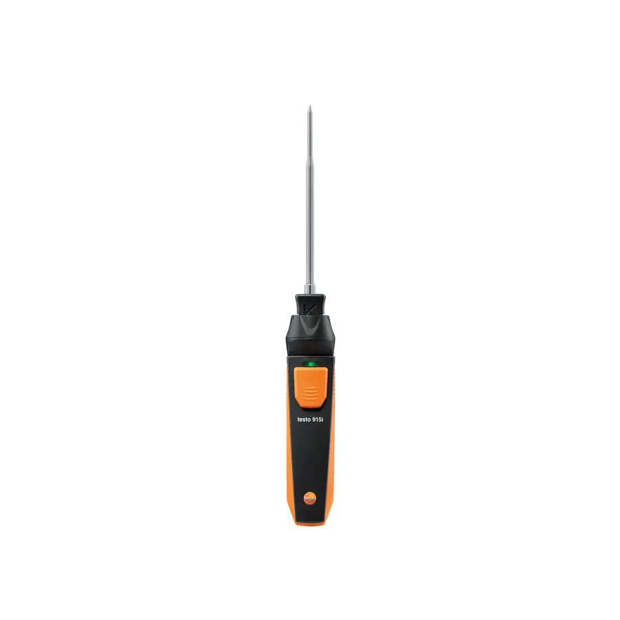 testo 915i - Thermomètre avec sonde d’immersion/de pénétration à commande via Smartphone