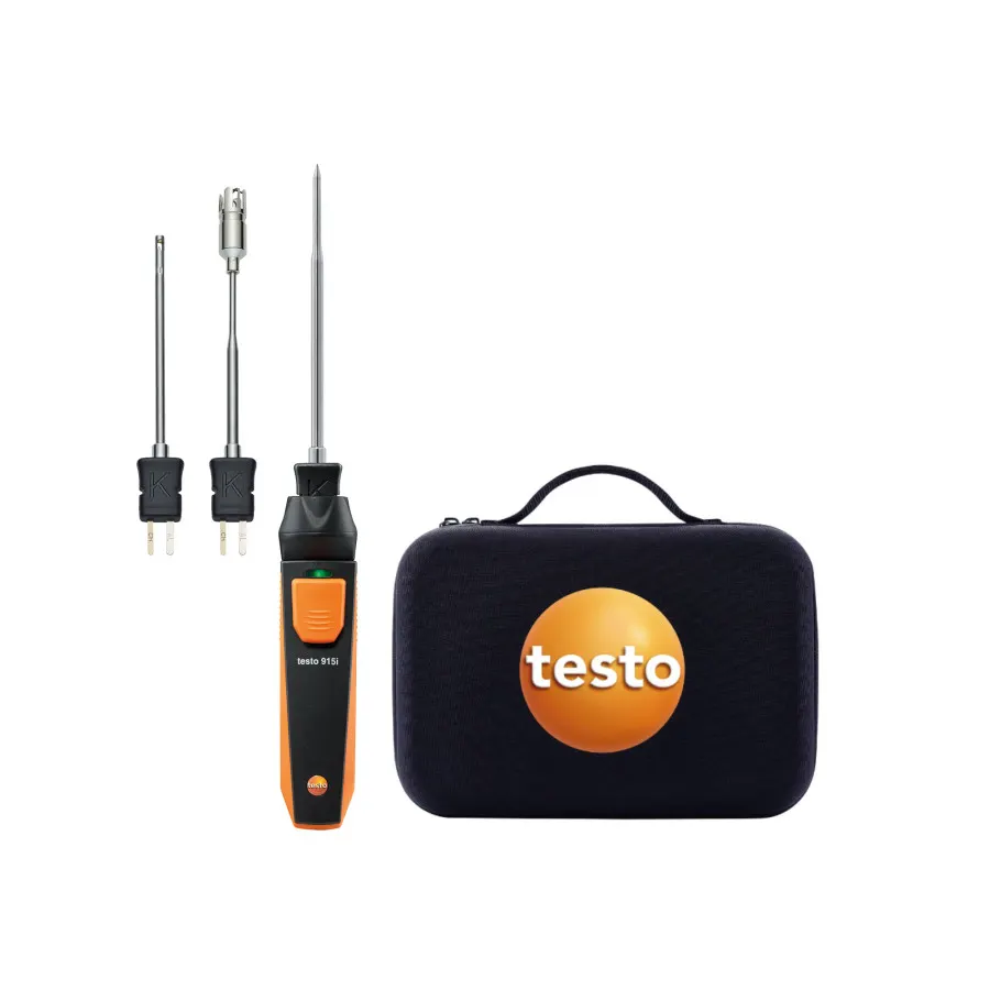 testo 915i kit de température - Thermomètre avec sondes de température à commande via Smartphone