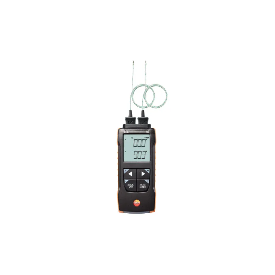 testo 922 - Thermomètre 2 canaux pour TC de type K avec connexion à l’App
