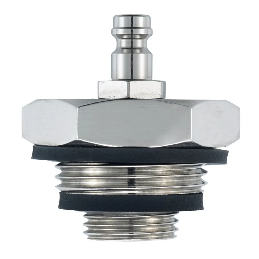 High-pressure stage stop 1/2 and 1; to connect test set to g...