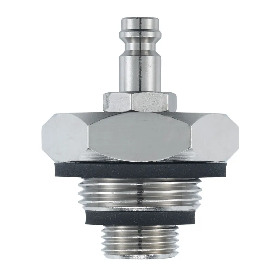 High-pressure stage stop 3/8 and 3/4; to connect test set to...