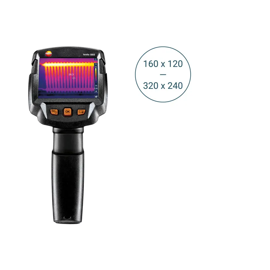 testo 865s - Caméra thermique (160 x 120 pixels)