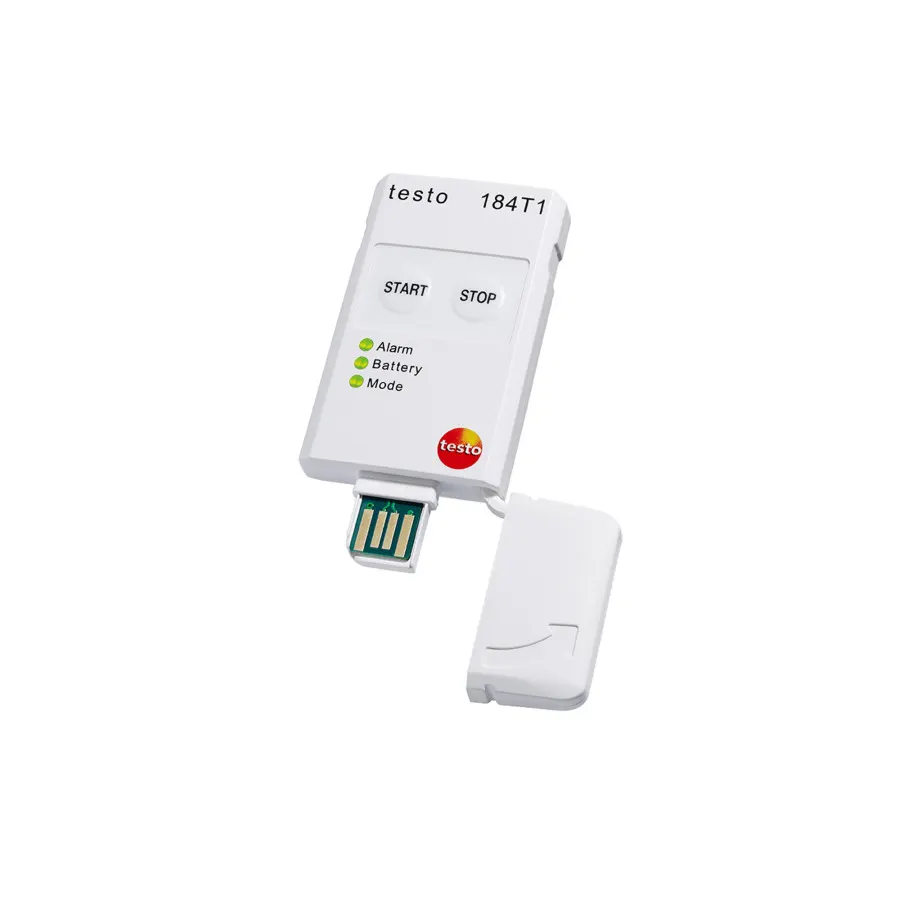 testo 184 T1 - مسجّل حرارة USB للاستخدام مرة واحدة