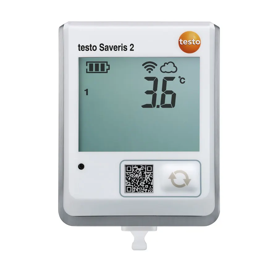 testo Saveris 2-T1 - Enregistreur de données WiFi avec écran et sonde de température CTN intégrée