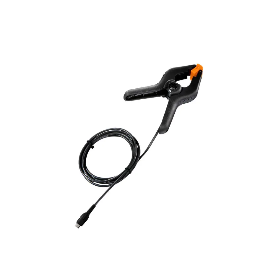 Sonde à pince avec capteur de température CTN - pour les mesures sur les tuyaux (Ø 6-35 mm)