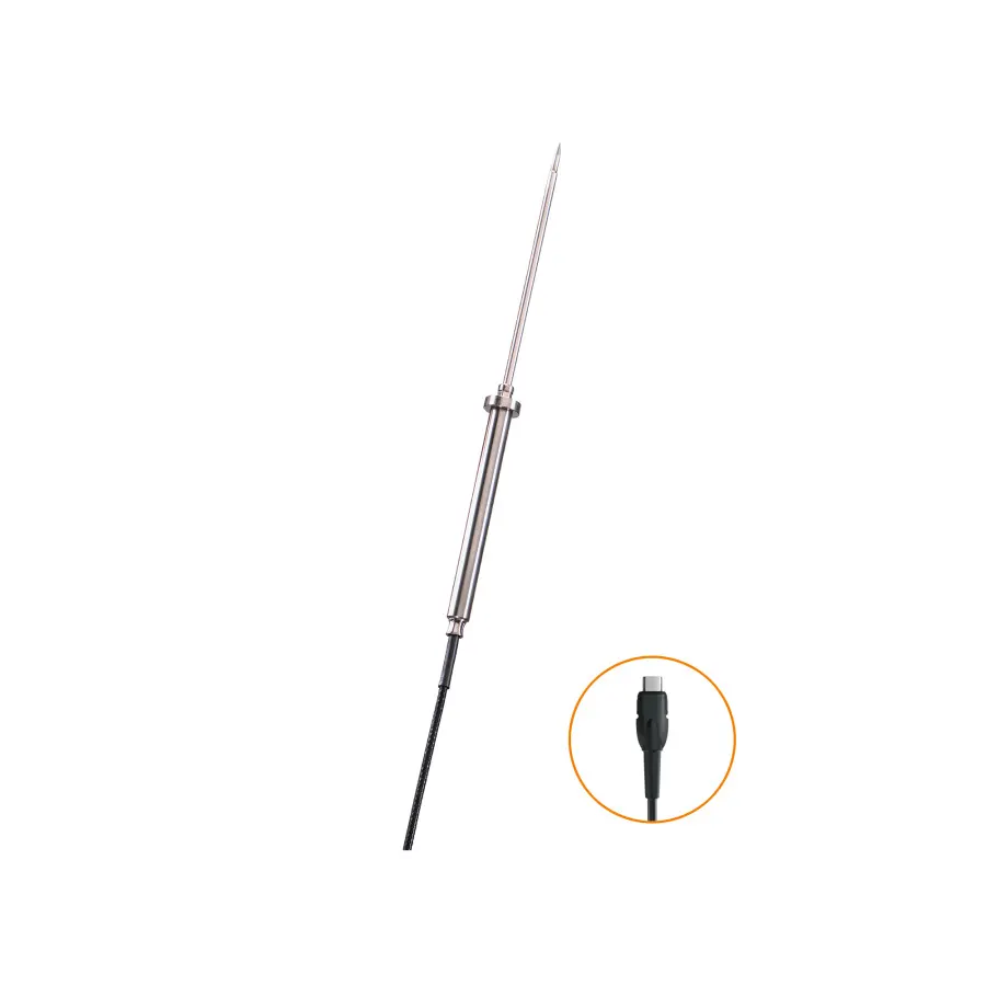 Sonde alimentaire en acier inoxydable (CTN) avec raccord TUC