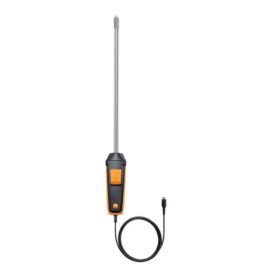 Sonde d'humidité et de température robuste (numérique) - pour des températures jusqu’à +180 °C, avec fil