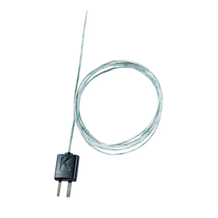 Thermocouple flexible - avec capteur de température TC de type K (soie de verre)
